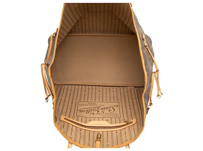 Bolso Tote Louis Vuitton Monogram Neverfull GM Marrón Castaño - vista 4
