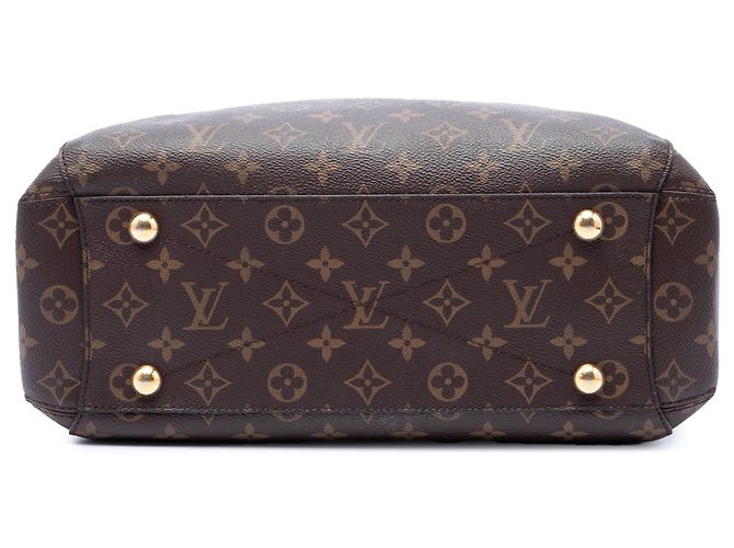 Sac à main Louis Vuitton Monogram Montaigne MM Marron - vue 3