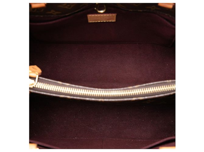 Sac à main Louis Vuitton Monogram Montaigne MM Marron - vue 4