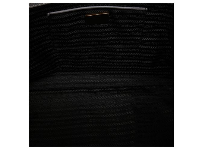 Tote Prada Large Saffiano Lux Gardeners Cinza - vista 5