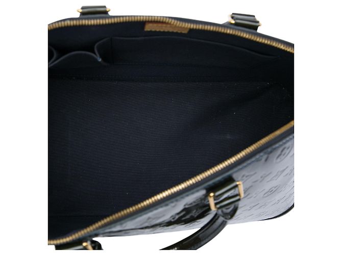 Bolsa Louis Vuitton Monogram Vernis Alma GM Azul - vista 4