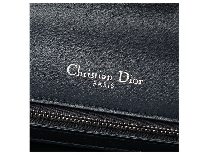 Bolsa Tiracolo Diorama Microcannage em Verniz Prateado Dior Prata - vista 5