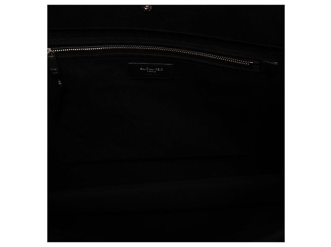 Autre Marque Black Saint Laurent Large Canvas Rive Gauche Tote - view 4