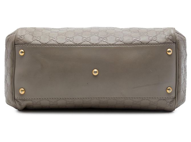 Graue Gucci Medium Guccissima Scarlett Satchel - Ansicht 3