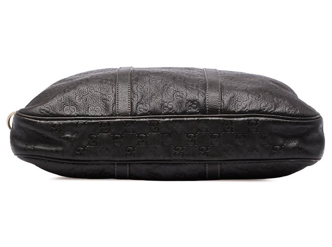 Sac business Gucci Guccissima marron - vue 3