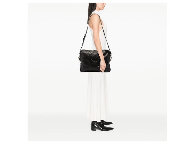 Sac business Gucci Guccissima marron - vue 5