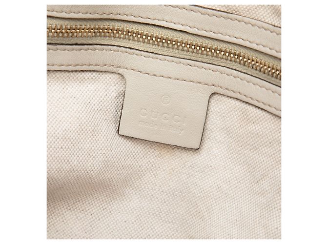 Tote Gucci Guccissima Heart Bit Bianca Bianco - vista 5
