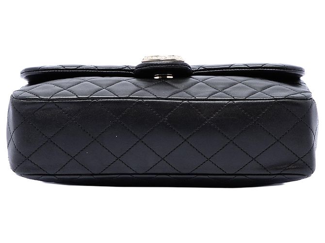 Borsa a tracolla Chanel Medium Quilted Lambskin Westminster Pearl Flap nera Nero - vista 3