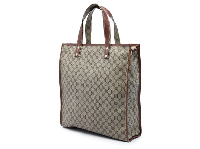 Tote Gucci GG Supreme Web beige - vista 2