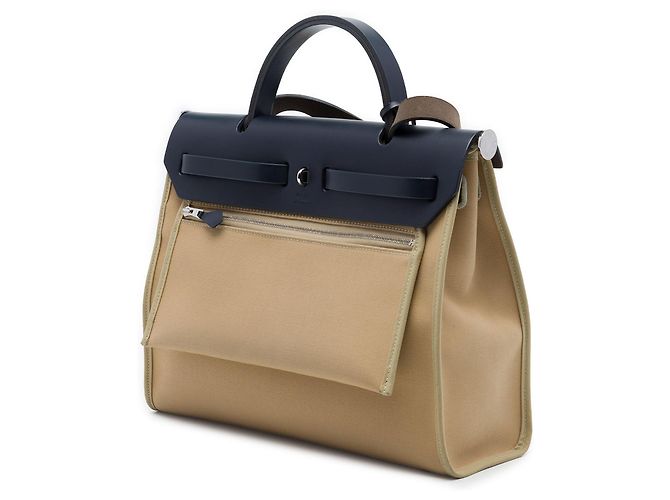 Hermès Toile Herbag Zip 31 Satchel Beige - Ansicht 2