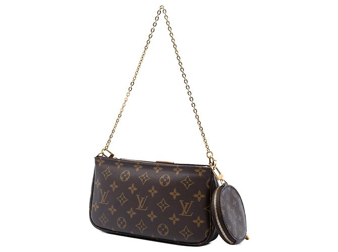 Bolsa Louis Vuitton Monogram Multi Pochette Accessoires Castanha Marrom - vista 2