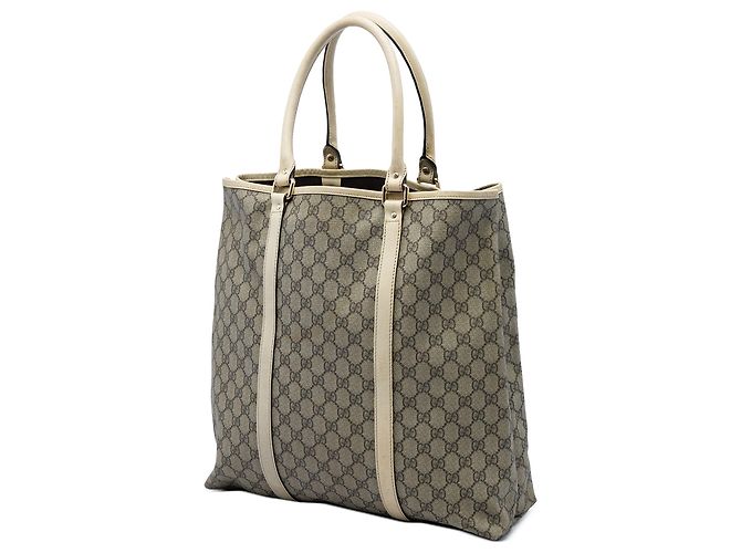 Tote Vertical Gucci GG Supreme Joy Bege - vista 2