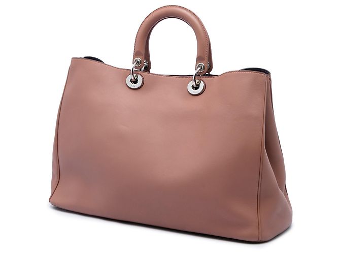 Borsa Tote Diorissimo Dior Large in pelle di vitello rosa - vista 2