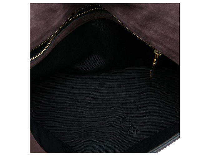 Borsa a tracolla Burberry Mildenhall in vitello grana media viola Porpora - vista 4