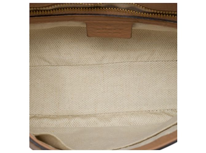 Borsa a tracolla Soho Chain Gucci Medium in pelle di vitello marrone - vista 4