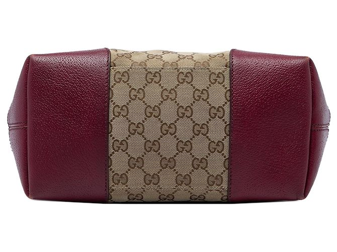 Bolso Tote Bree Fold Over Medium GG Canvas Gucci Beige - vista 3