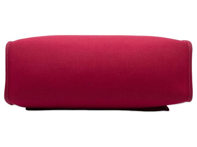 Bolsa Hermès Toile Herbag Zip 31 vermelha Vermelho - vista 3