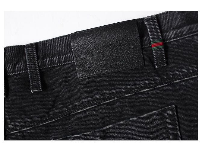 Gucci vaqueros de algodón negro - vista 9