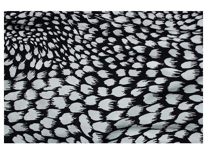 Céline Celine, camisa estampada em preto e branco - vista 6