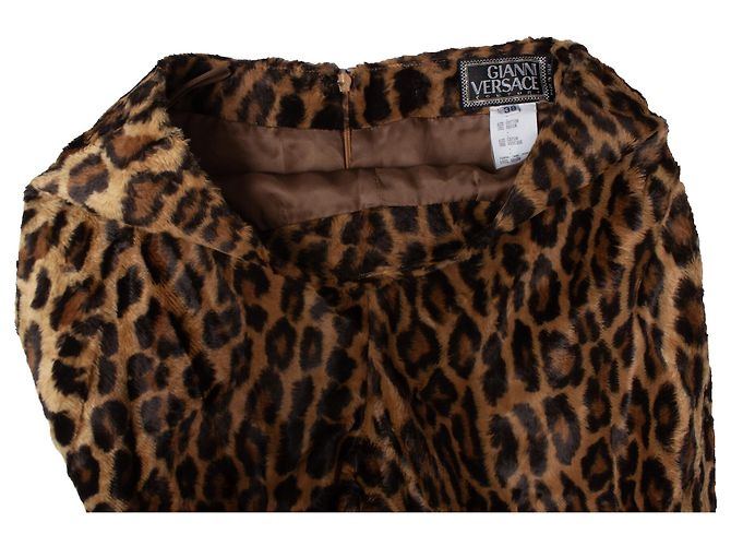Gianni Versace Couture, Conjunto de 3 piezas Runway Castaño Negro - vista 10