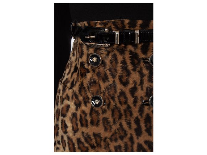 Gianni Versace Couture, Conjunto de 3 piezas Runway Castaño Negro - vista 7