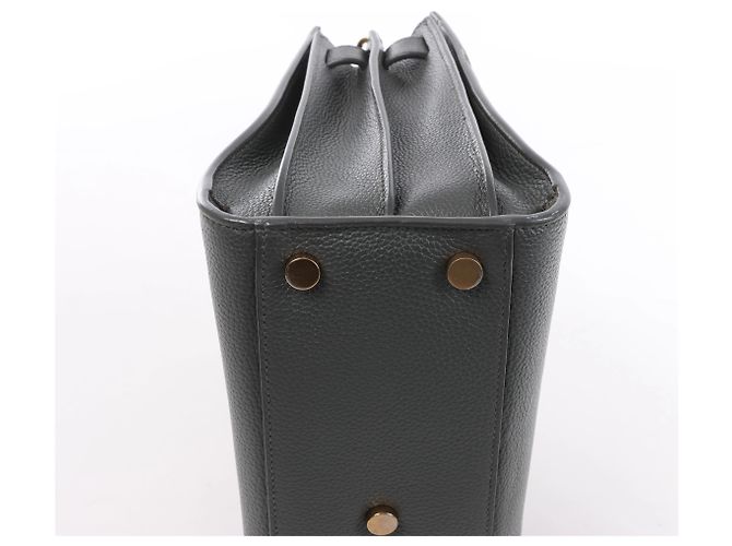 Autre Marque Saint Laurent Paris Sac de Jour Small Leather 2Way Handbag in Gray 717448 Grigio - vista 11