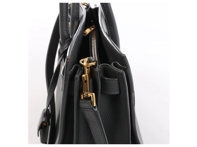 Autre Marque Saint Laurent Paris Sac de Jour Small Leather 2Way Handbag in Gray 717448 Grigio - vista 5