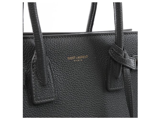 Autre Marque Saint Laurent Paris Sac de Jour Small Leather 2Way Handbag in Gray 717448 Grigio - vista 7