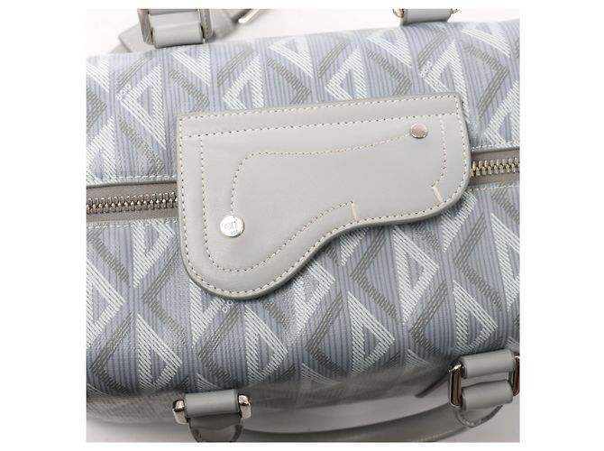 Dior CD diamond 2Way Handtasche aus PVC & Leder in Grau - Ansicht 14