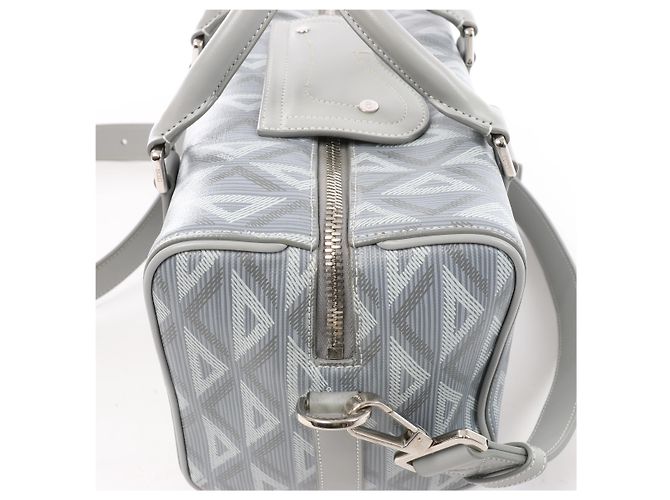 Dior CD diamond 2Way Handtasche aus PVC & Leder in Grau - Ansicht 4