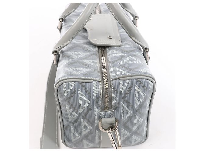 Dior CD diamond 2Way Handtasche aus PVC & Leder in Grau - Ansicht 5