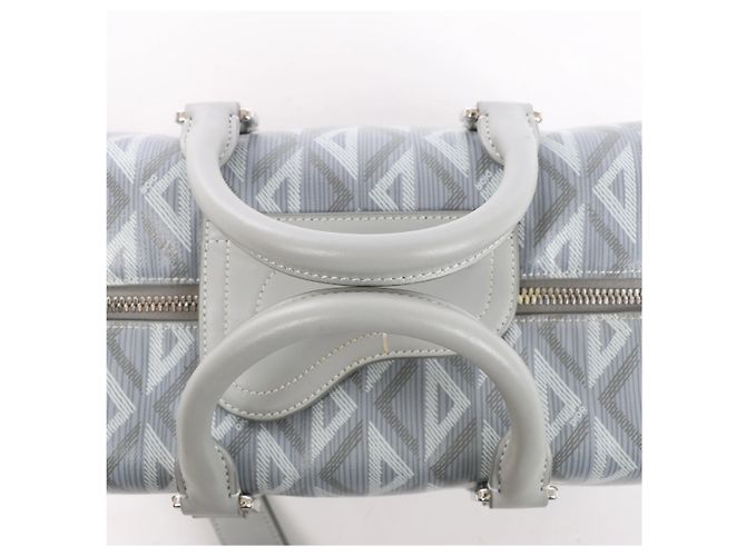 Dior CD diamond 2Way Handtasche aus PVC & Leder in Grau - Ansicht 6