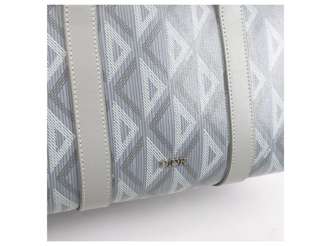 Dior CD diamond 2Way Handtasche aus PVC & Leder in Grau - Ansicht 7