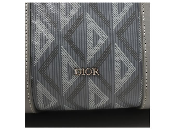 Dior CD diamond 2Way Handtasche aus PVC & Leder in Grau - Ansicht 8
