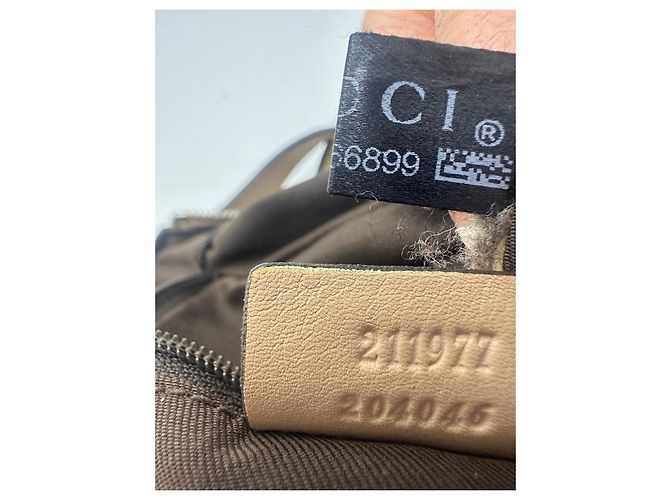 Gucci Princy Borsa Boston in tela monogram Marrone Beige - vista 18