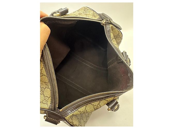 Gucci Joy Bolso Boston Monograma Castaño - vista 12