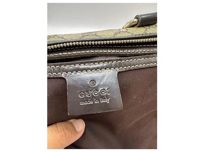 Gucci Joy Bolso Boston Monograma Castaño - vista 13