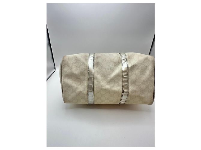Borsa Gucci Joy Boston in tela monogram beige - vista 11