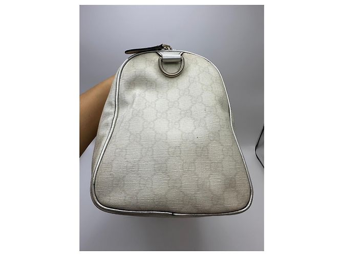 Borsa Gucci Joy Boston in tela monogram beige - vista 4