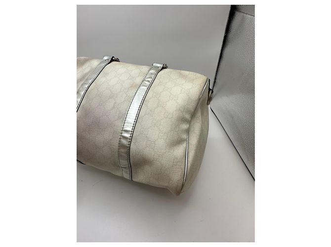 Borsa Gucci Joy Boston in tela monogram beige - vista 7