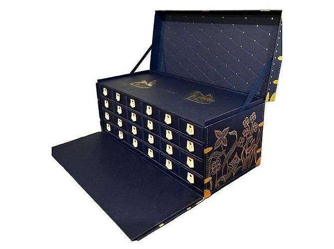 Louis Vuitton Calendrier de l'Avent "Le Voyage des Lumières" Bleu Doré - vue 2