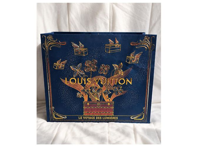 Louis Vuitton Calendrier de l'Avent "Le Voyage des Lumières" Bleu Doré - vue 3