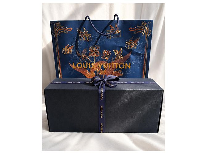 Louis Vuitton Calendrier de l'Avent "Le Voyage des Lumières" Bleu Doré - vue 4