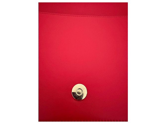 Valentino Garavani Borsa a spalla VLogo Pelle Rossa Rosso - vista 12