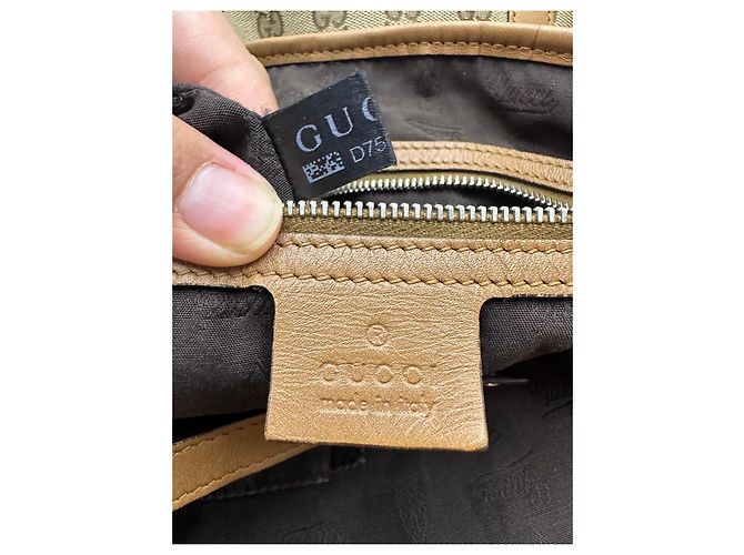 Gucci GG Monogramm Canvas Shopper Braun Beige - Ansicht 15
