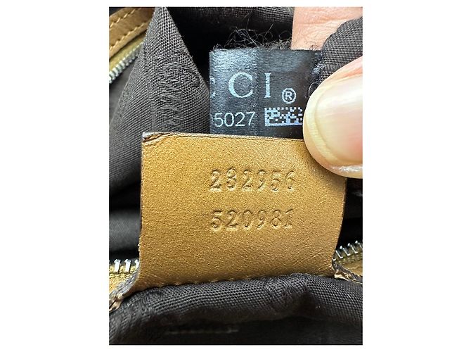Gucci GG Monogramm Canvas Shopper Braun Beige - Ansicht 16