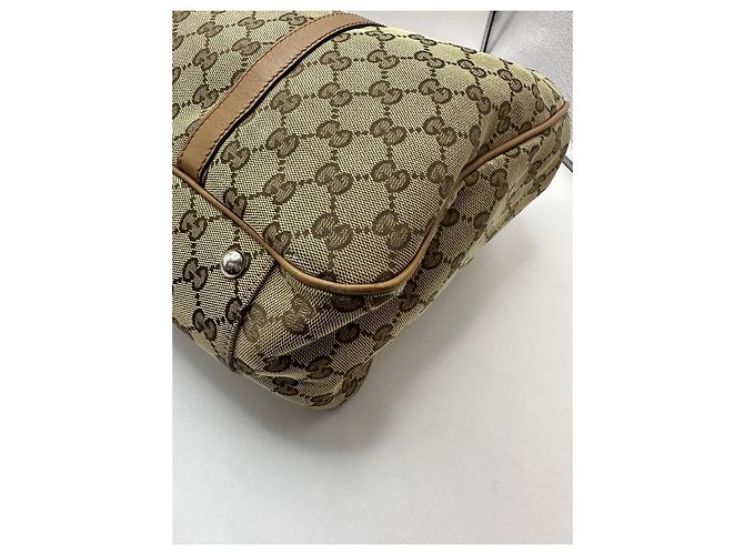 Gucci GG Monogramm Canvas Shopper Braun Beige - Ansicht 9