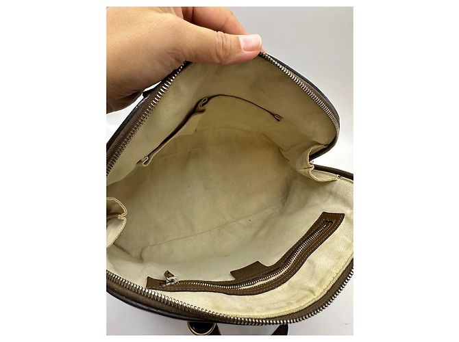 Borsa Gucci Dome in tela monogramma GG Marrone Beige - vista 15