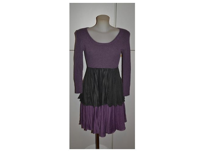 Abito in maglia Missoni viola e grigio Porpora - vista 2