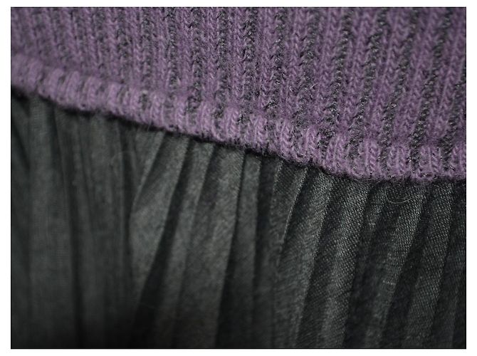 Abito in maglia Missoni viola e grigio Porpora - vista 5